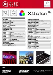 button SENCI GLP X4 ATOM data sheet