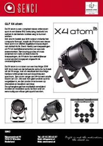 button SENCI GLP X4 ATOM product sheet