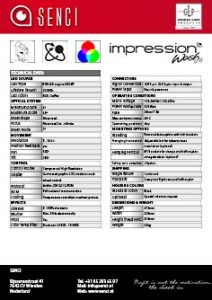 button SENCI GLP impression WashOne data sheet